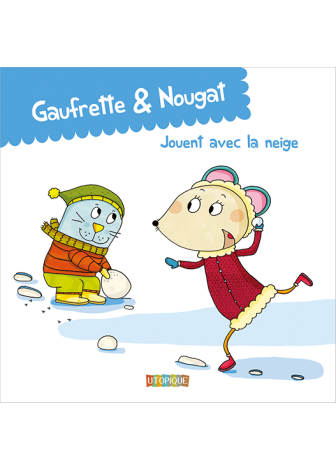 Gaufrette & Nougat jouent avec la neige